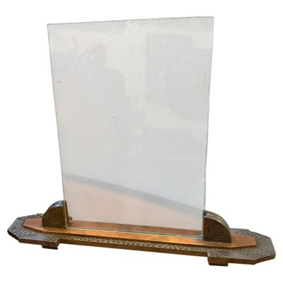1940s Mid-Century Modern Copper and Iron French Picture Frame