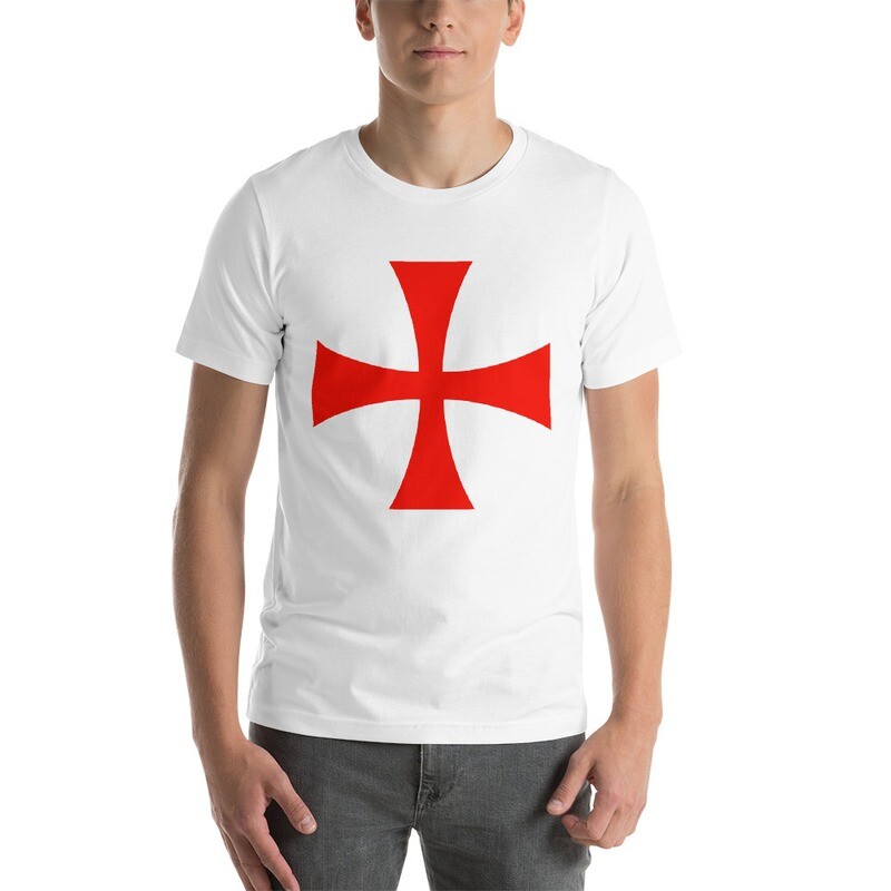 Knights Templar Cross - Short-Sleeve Unisex T-Shirt