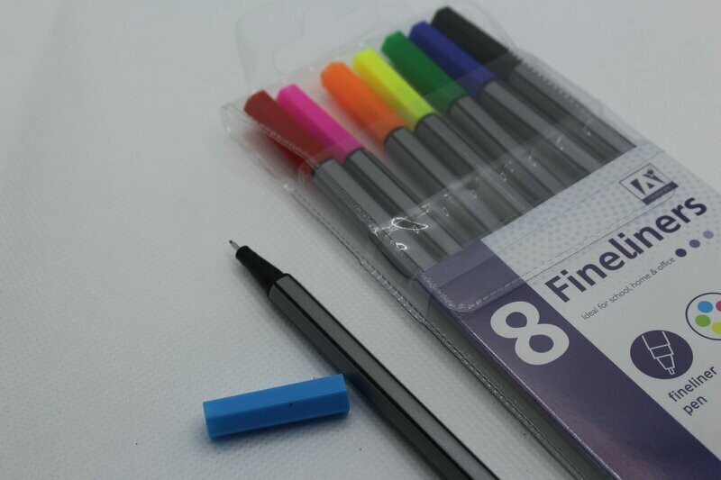 8 Fineliners