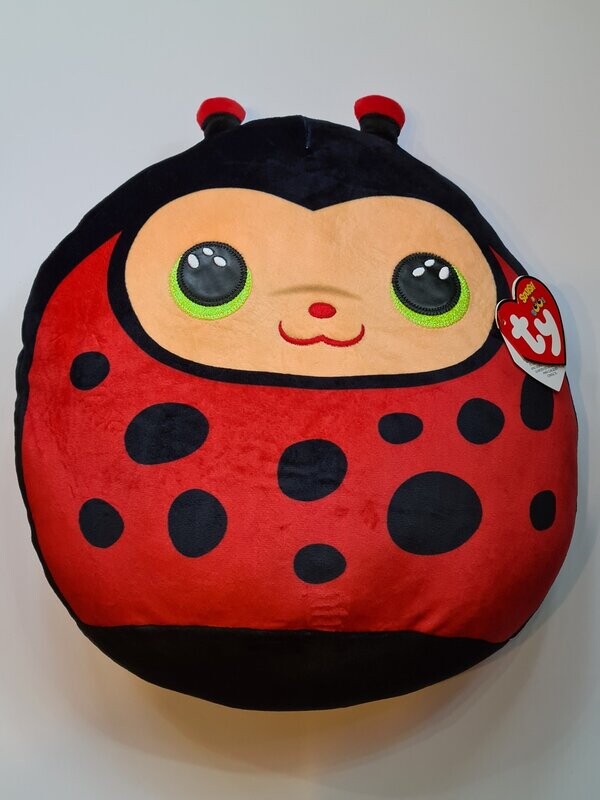 TY Squishy Boo Izzy Ladybird 14"