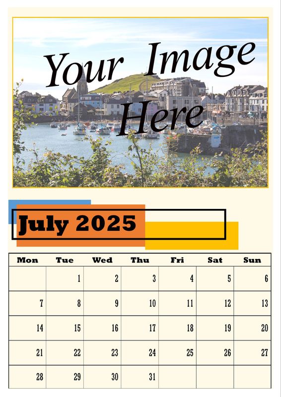 Personalised 2025 Calendar