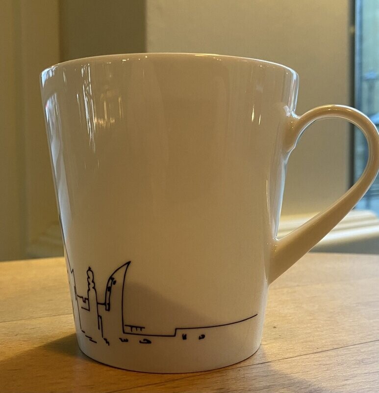 Kaffeebecher mit Soest Skyline