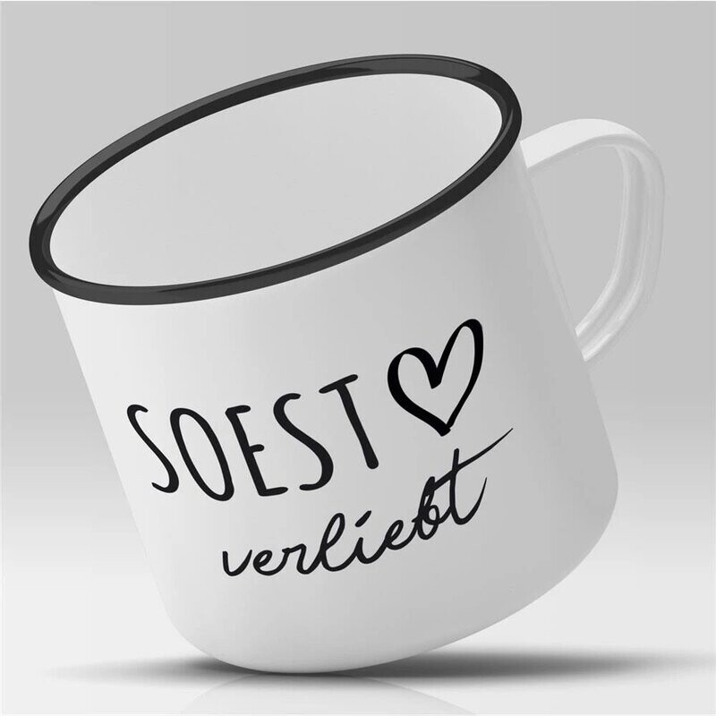 Soest Emaille Becher Soest Emaille Becher