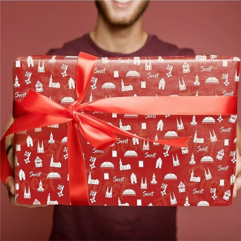 Geschenkpapier mit Soest Motiv Geschenkpapier mit Soest Motiv