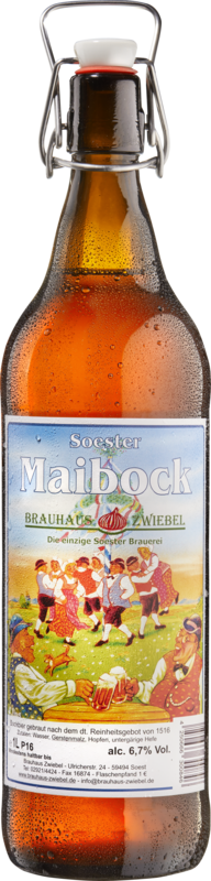 Soester Maibock 1 Liter Bügelflasche Soester Maibock 1 Liter Bügelflasche
