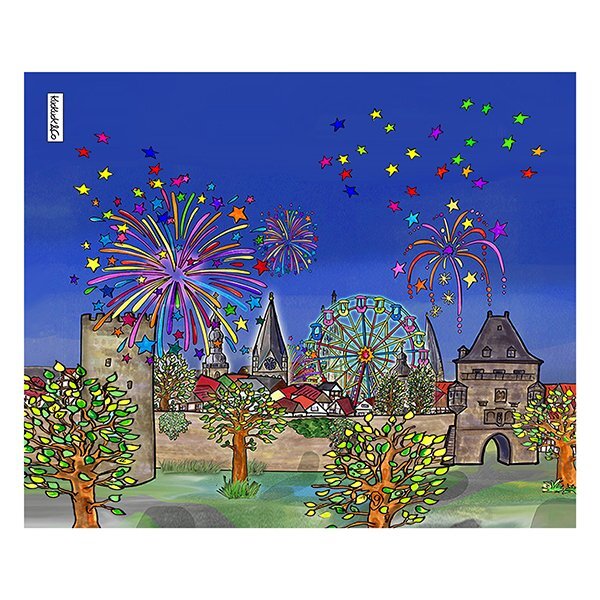 Leinwandbild Soester Kirmes