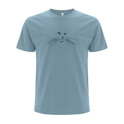 T-Shirt für Unisex "Katze" (Bio + FairTrade)