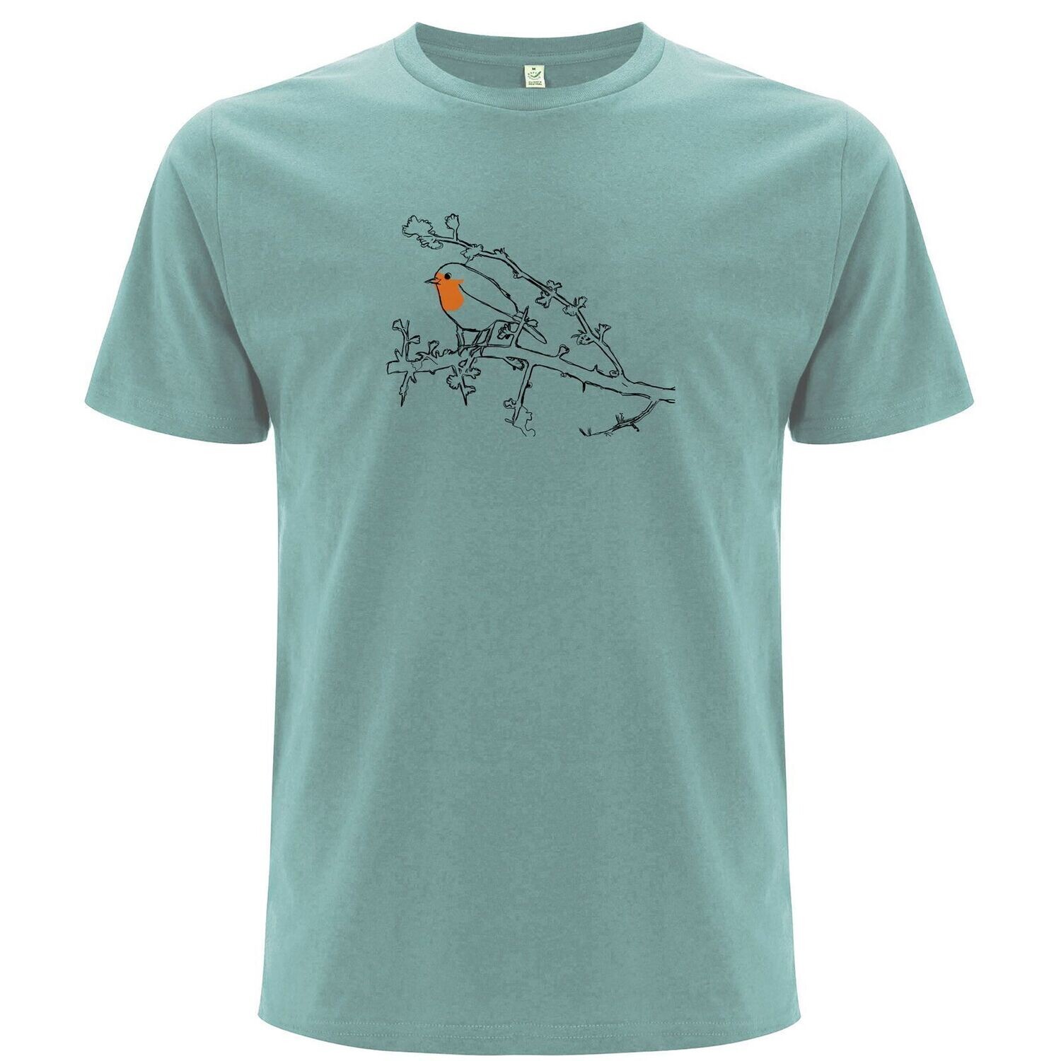 T-Shirt für Herren "Rotkehlchen" (Bio + FairTrade)