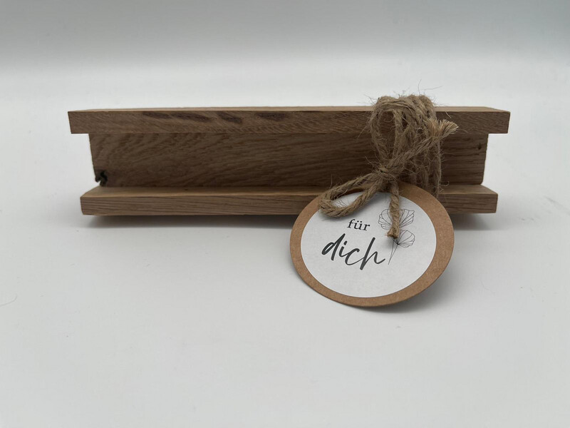 Holzverpackung für Kerze Holzverpackung für Kerze