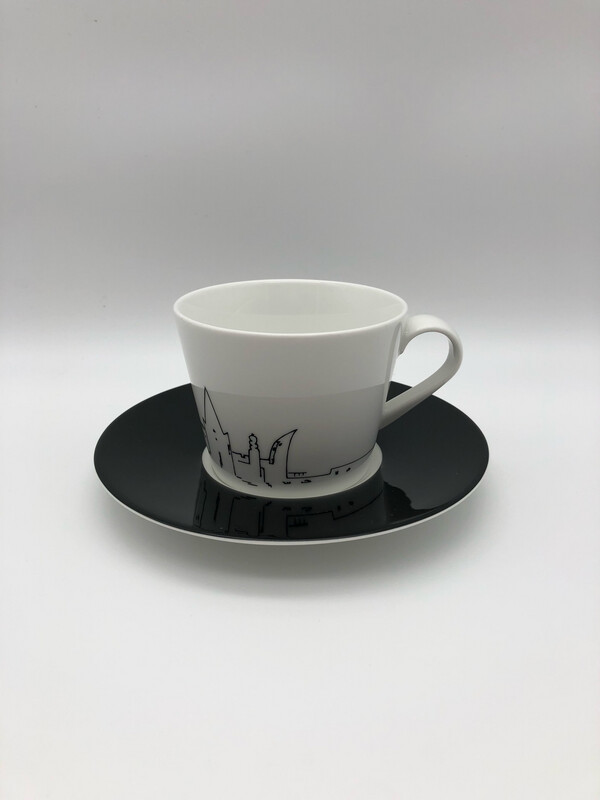 Kaffeetasse mit Untertasse Kaffeetasse mit Untertasse