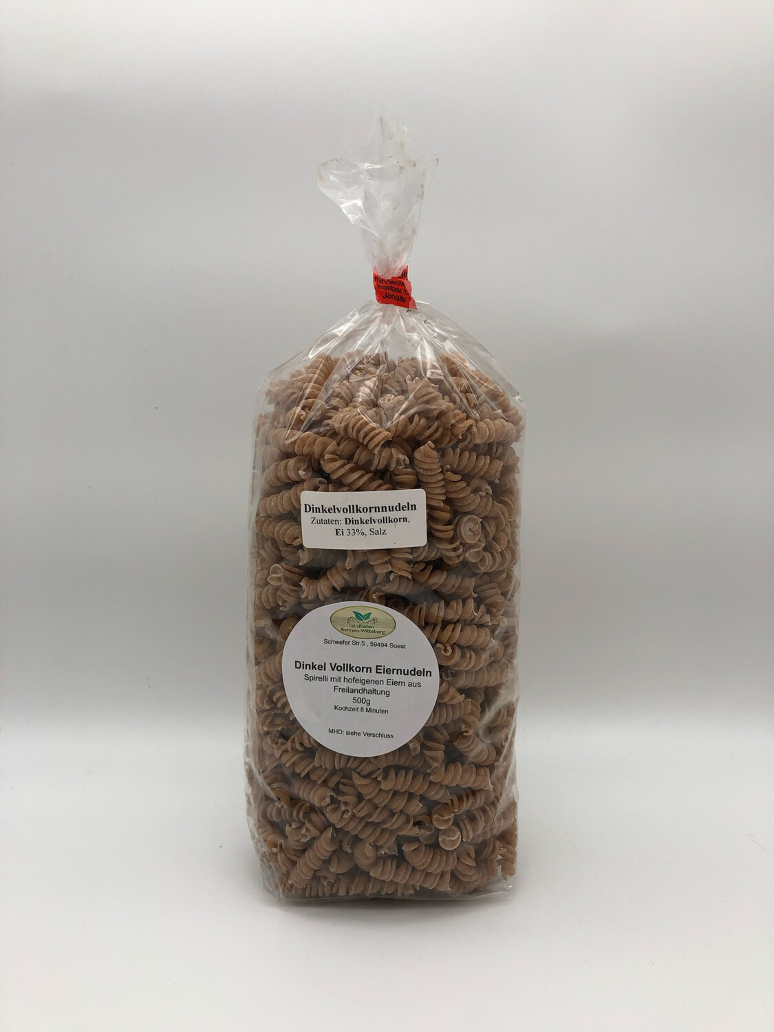 Eiernudeln Spirelli Dinkel-Vollkorn