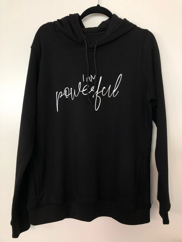 Hoodie Damen Hoodie Damen "I am powerful"
