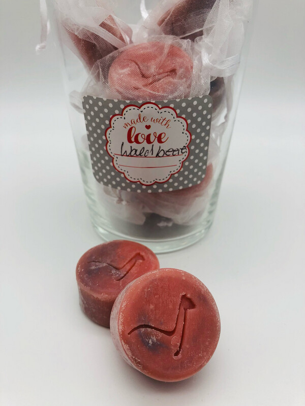 Waldbeere - Gästeseife mit Alpakakeratin