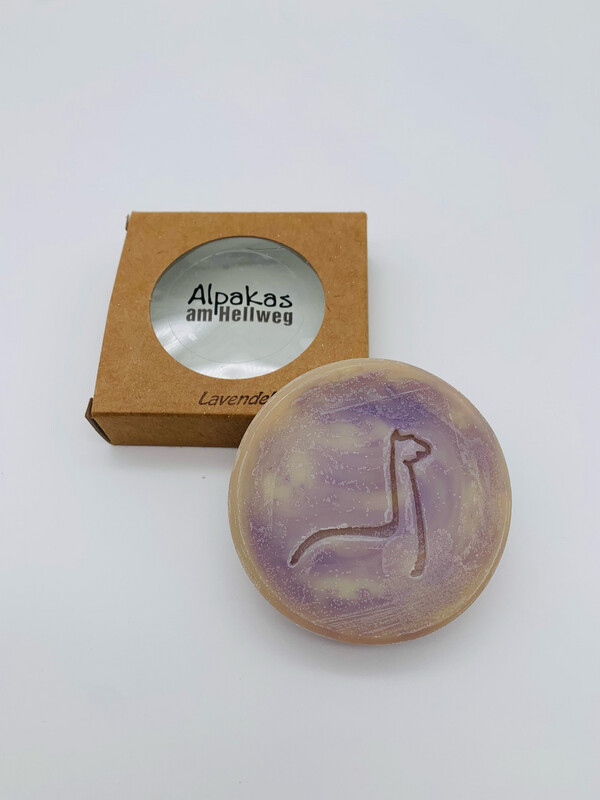 Lavendel - Seife mit Alpakakeratin Lavendel - Seife mit Alpakakeratin