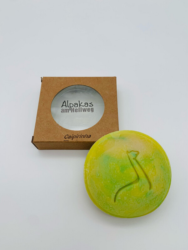 Limette ("Caipirinha") - Seife mit Alpakakeratin
