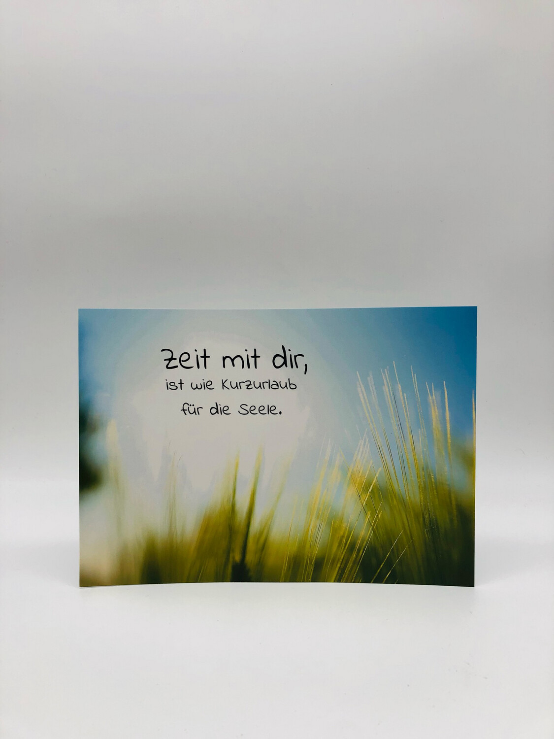 Postkarte "Zeit mit dir..."