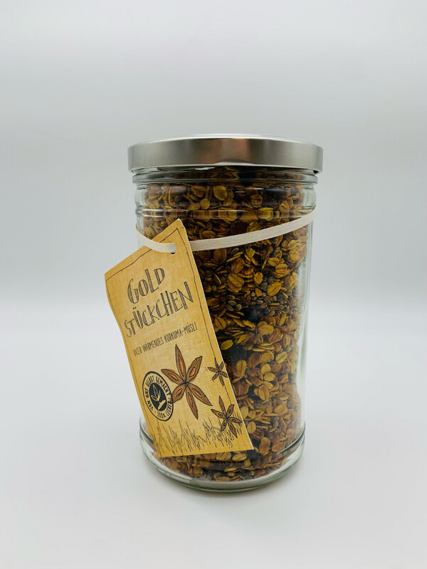 Müsli Goldstückchen vegan 500g Müsli Goldstückchen vegan 500g