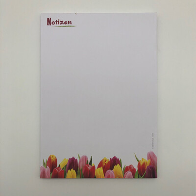Schreibblock DIN A5 - Tulpen