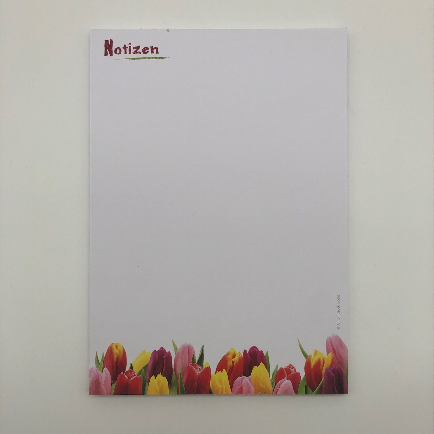 Schreibblock DIN A5 - Tulpen