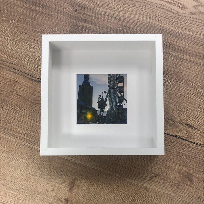 Soestbild im weißen Holzrahmen Soestbild im weißen Holzrahmen