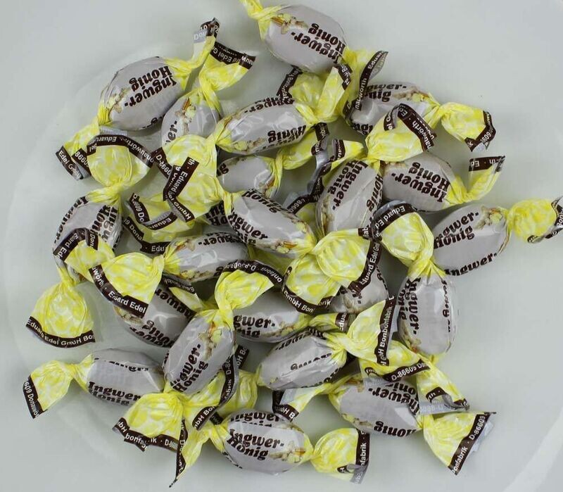 Ingwer-Honig Bonbons gefüllt Ingwer-Honig Bonbons gefüllt