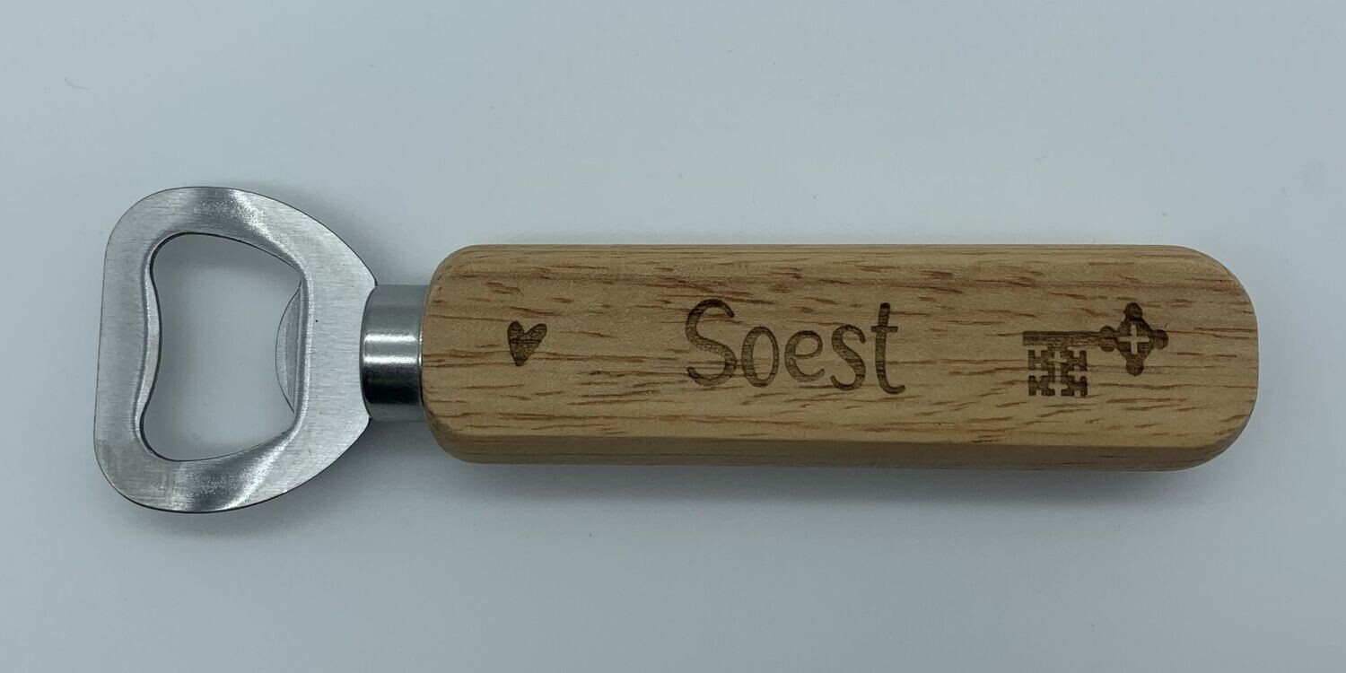 Flaschenöffner mit Holzgriff