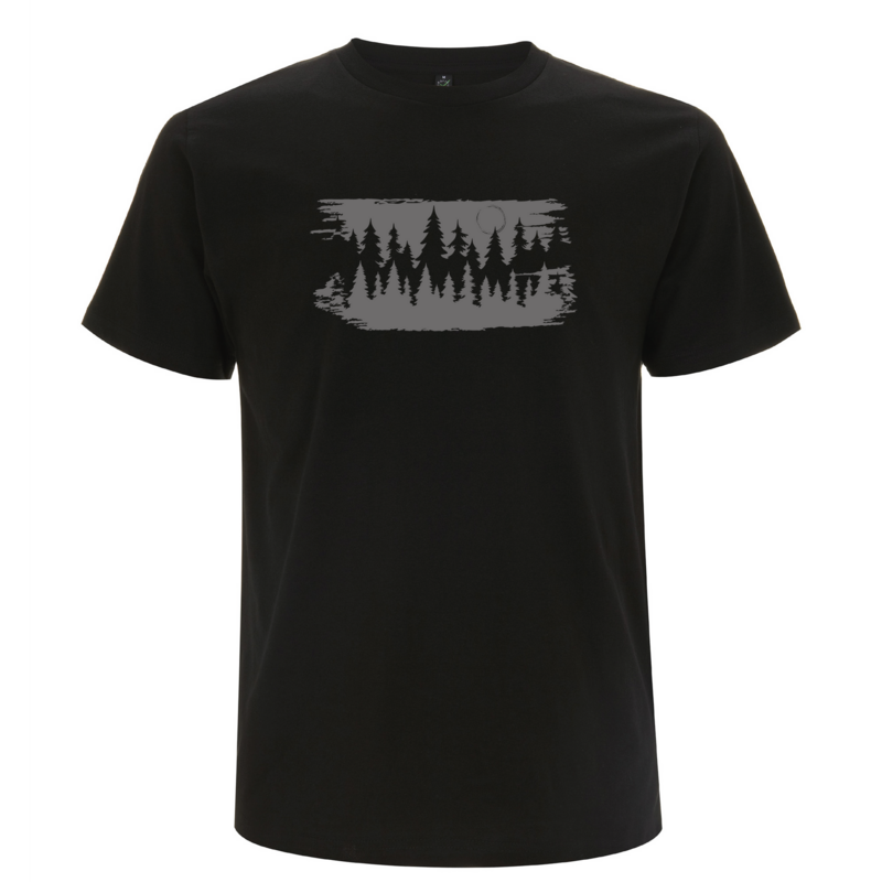 T-Shirt Unisex T-Shirt Unisex "Dunkler Wald" - Bio-Baumwolle, Fairwear