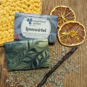 Lennewirbel Lavendelseife mit Orangen- und Vanilleduft Lennewirbel Lavendelseife mit Orangen- und Vanilleduft