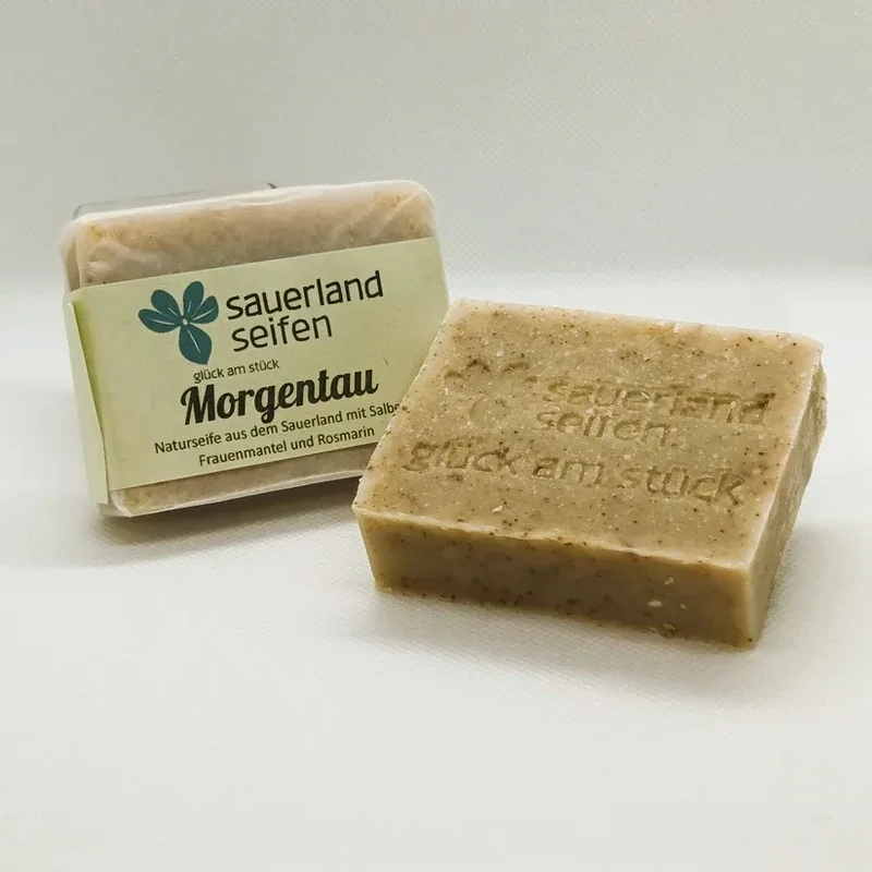 Morgentau die frische Kräuterseife Morgentau die frische Kräuterseife