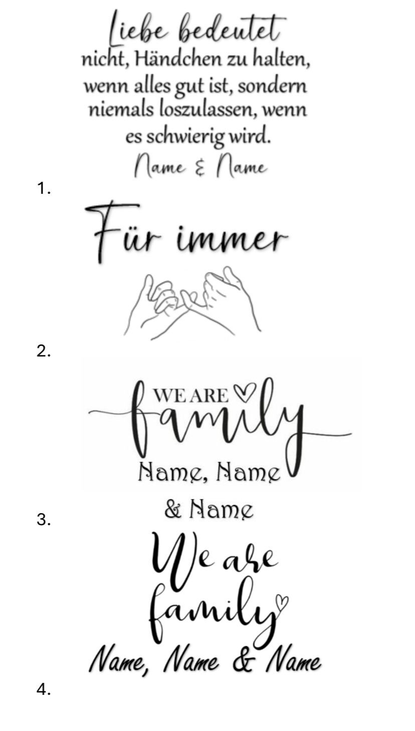 Personalisierte Apothekerflasche mit Spruch und Lichterkette 750ml