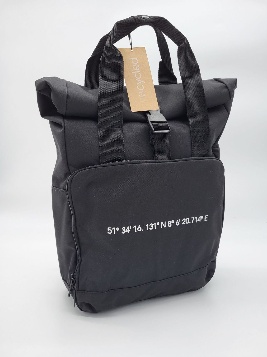 Rucksack GPS Koordinaten, Farbe: schwarz