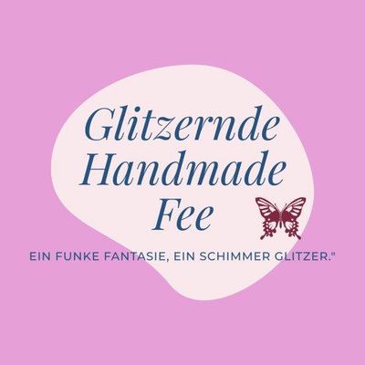 Glitzernde Handmade Fee