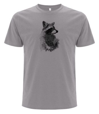 T-Shirt Unisex T-Shirt Unisex "Waschbär" (Bio + FairTrade)
