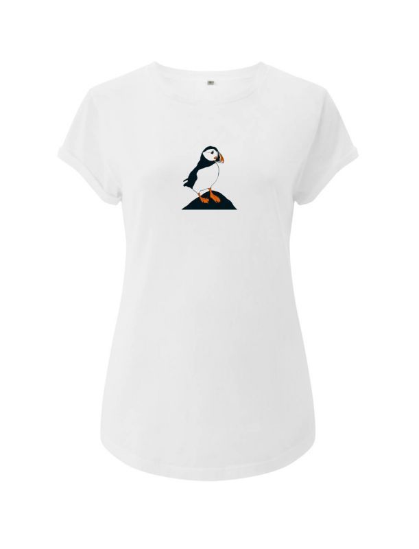 T-Shirt Damen T-Shirt Damen "Papageientaucher" (Bio + FairTrade)