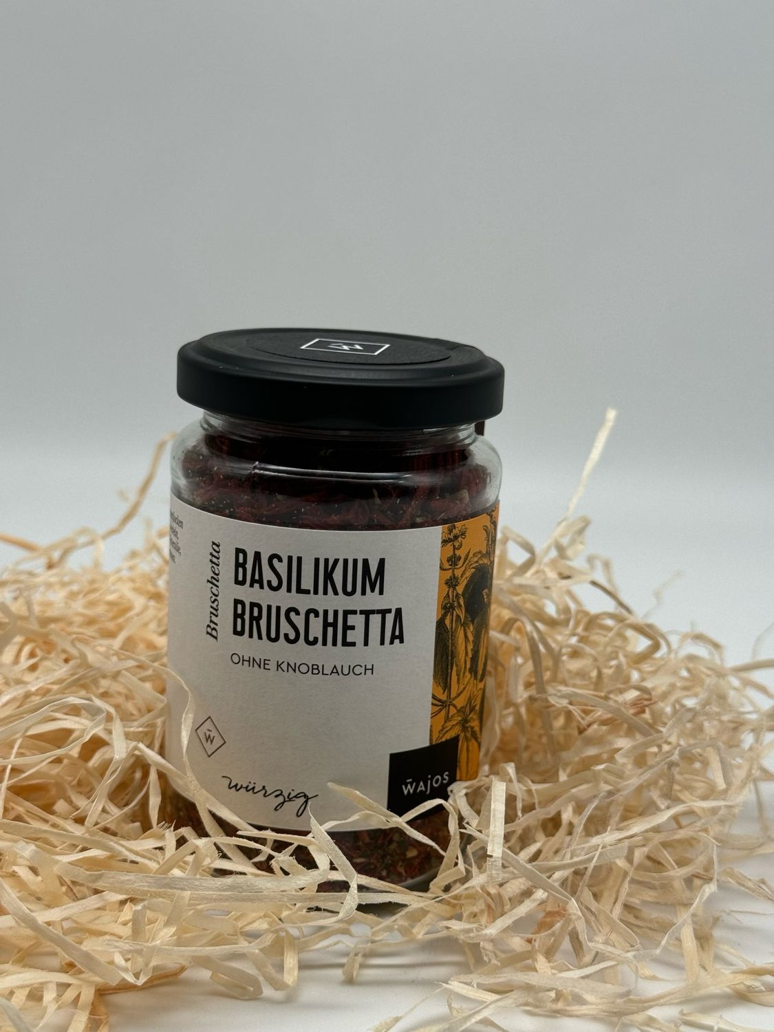 Basilikum Bruschetta ohne Knoblauch