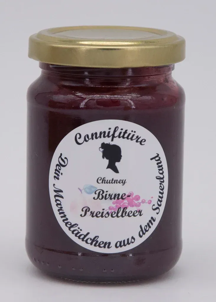 Birnen-Preiselbeer-Chutney