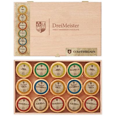 45er Holzkiste mit Golddublonen 45er Holzkiste mit Golddublonen