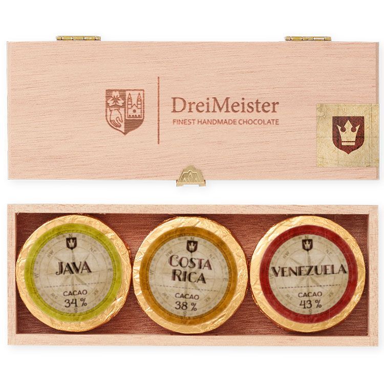 6er Holzkiste mit Golddublonen 6er Holzkiste mit Golddublonen