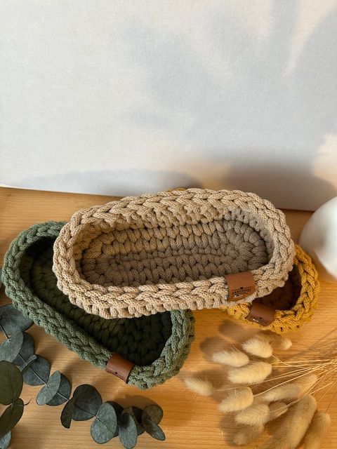 Ovales Körbchen groß