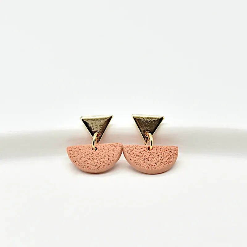 Ohrringe Ohrringe "Tjordal", Nude, 18K vergoldet