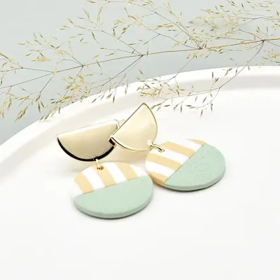 Ohrringe Ohrringe "Fusion" 18K vergoldet mint