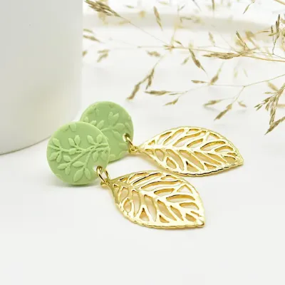 Ohrringe Ohrringe "Apfelblüte", 18K vergoldet