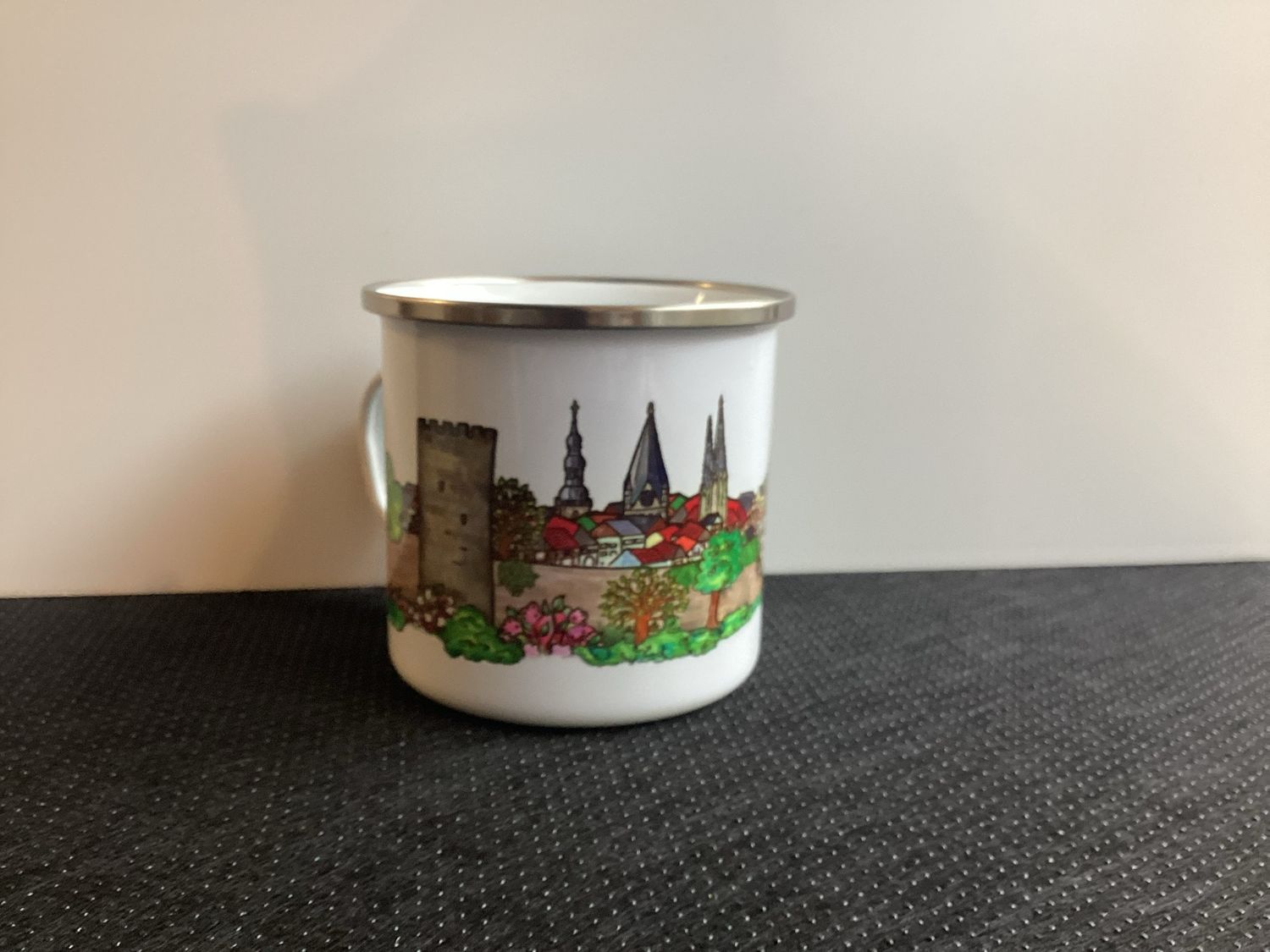 Emaille Tasse