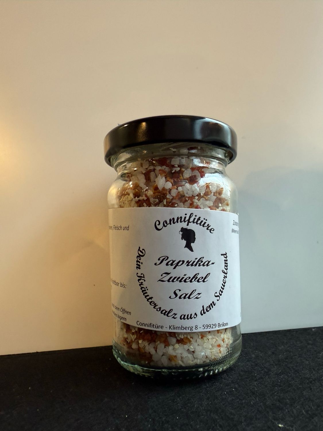 Paprika Zwiebel Salz