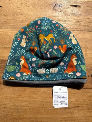 Mütze mit grauen Innenstoff Mütze mit grauen Innenstoff