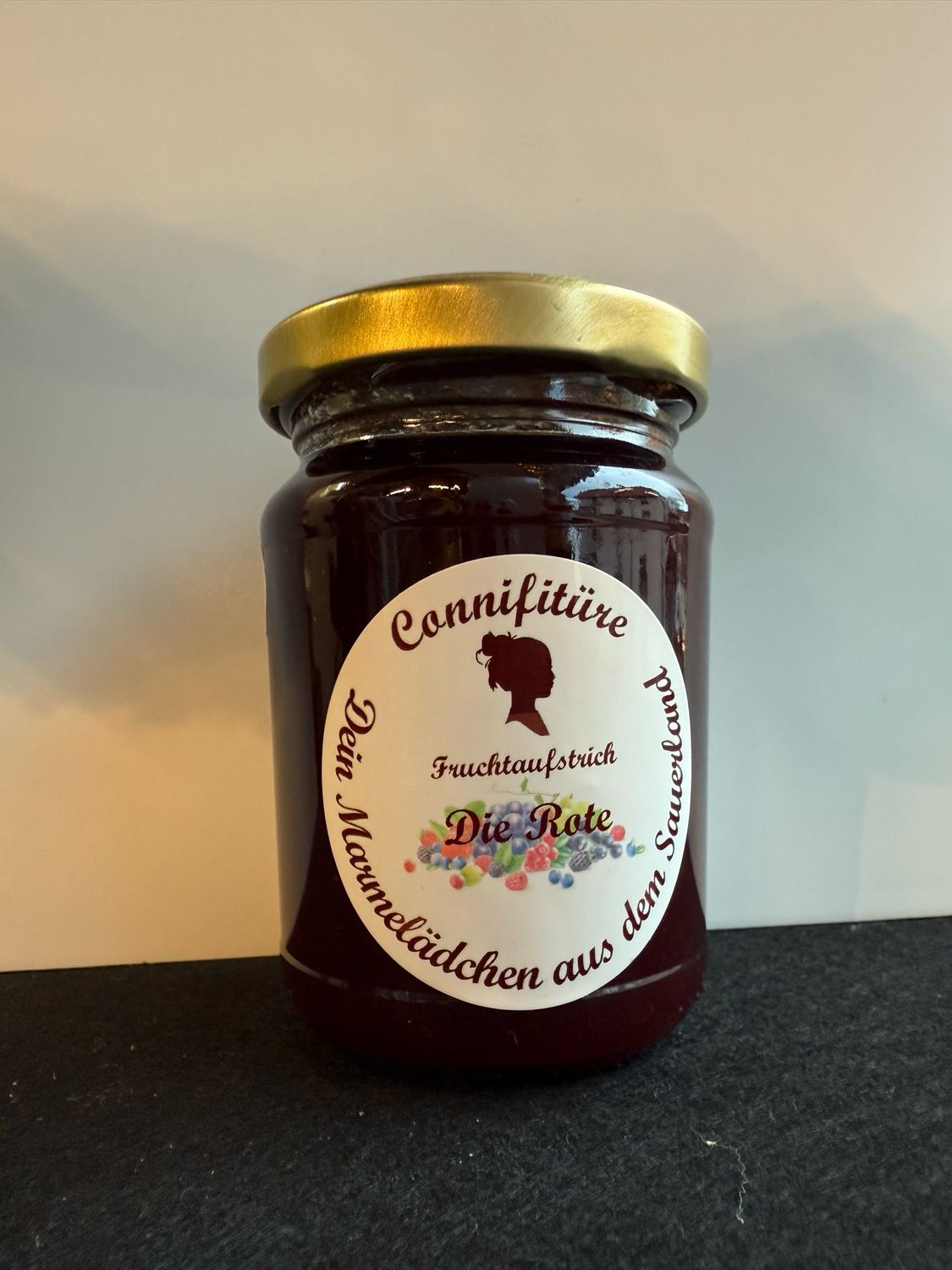 Fruchtaufstrich Gelee - "Die Rote" Himbeer- Johannisbeer-Erdbeer