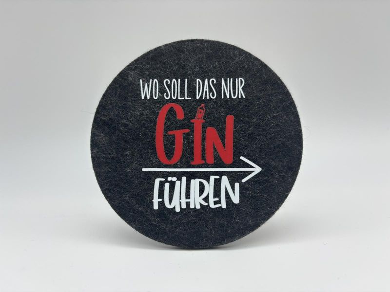 Filzuntersetzer mit verschiedenen Sprüchen Filzuntersetzer mit verschiedenen Sprüchen