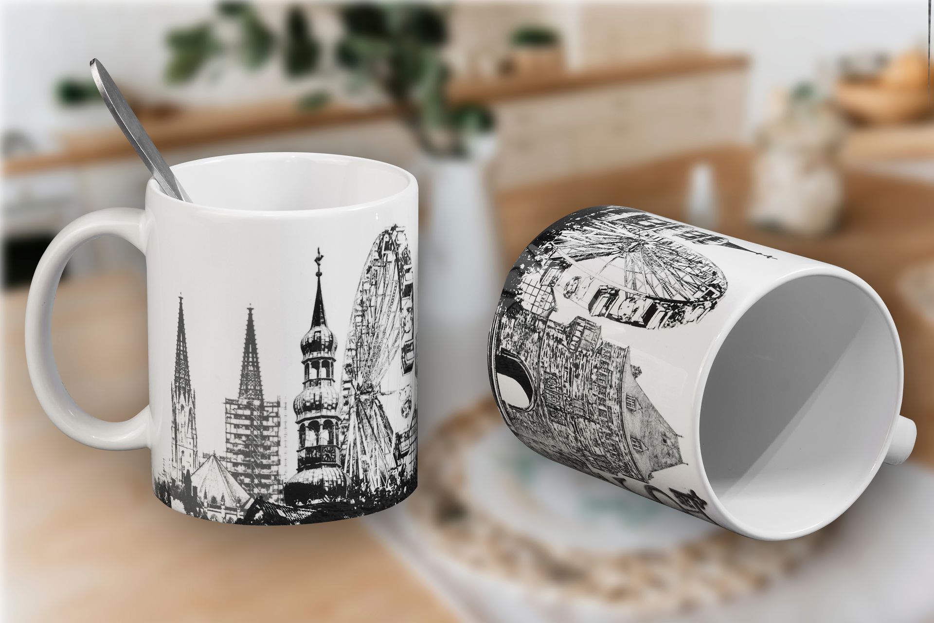 Tasse mit Panorama