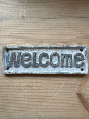 Welcome Schild Welcome Schild