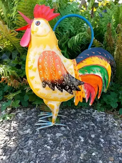 Huhn Gießkanne Metall Huhn Gießkanne Metall